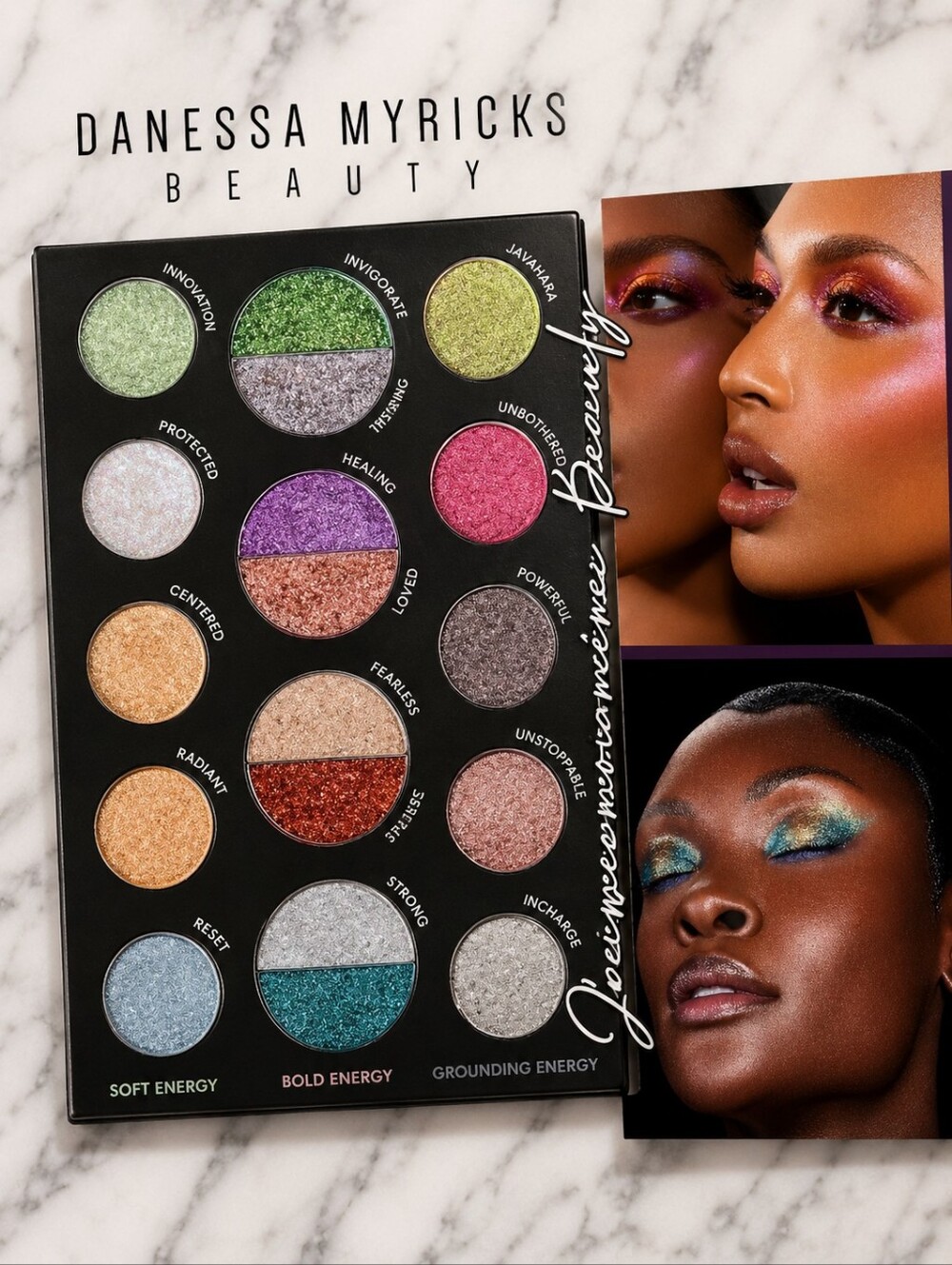Danessa Myricks Multichrome, Metallic, Shimmer Lightwork Eyeshadow Palette